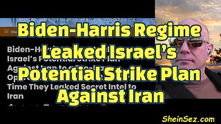 Biden-Harris Regime Leaked Israel’s Potential Strike Plan Against Iran-686