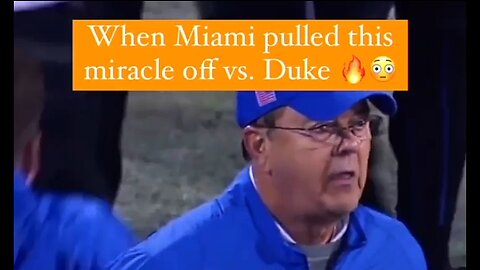 Miracle play vs Duke