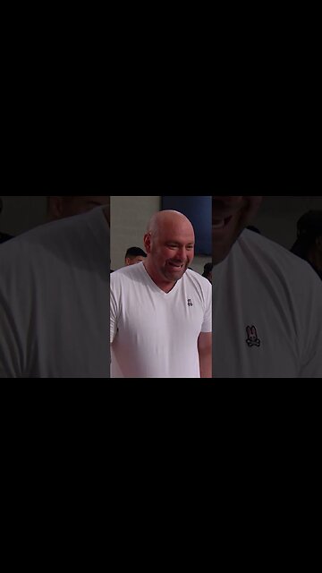 Dana White's reaction says it all! 🤯