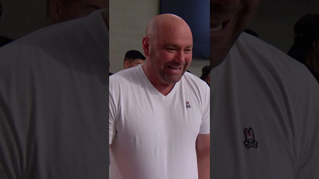 Dana White's reaction says it all! 🤯