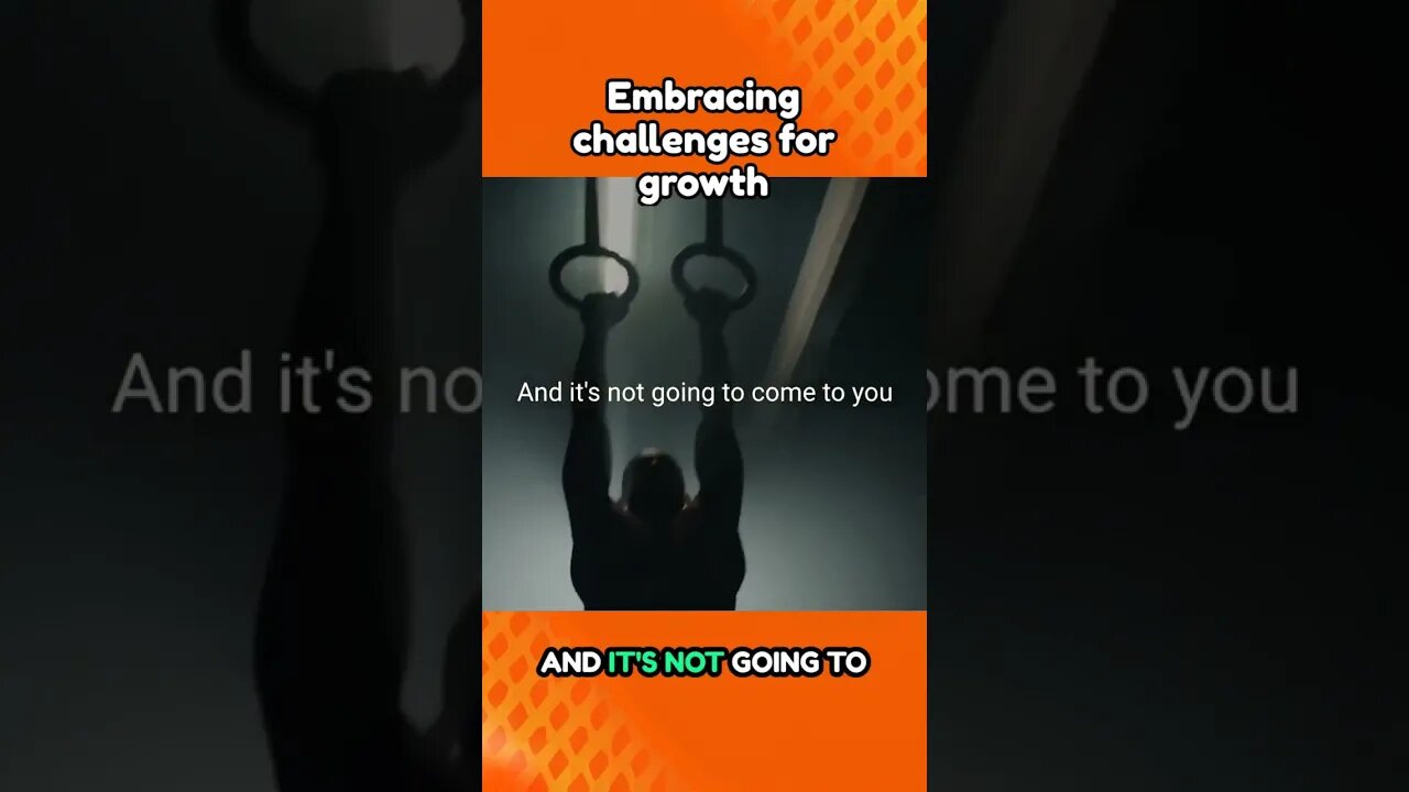 motivational speech ! embracing challenges for growth