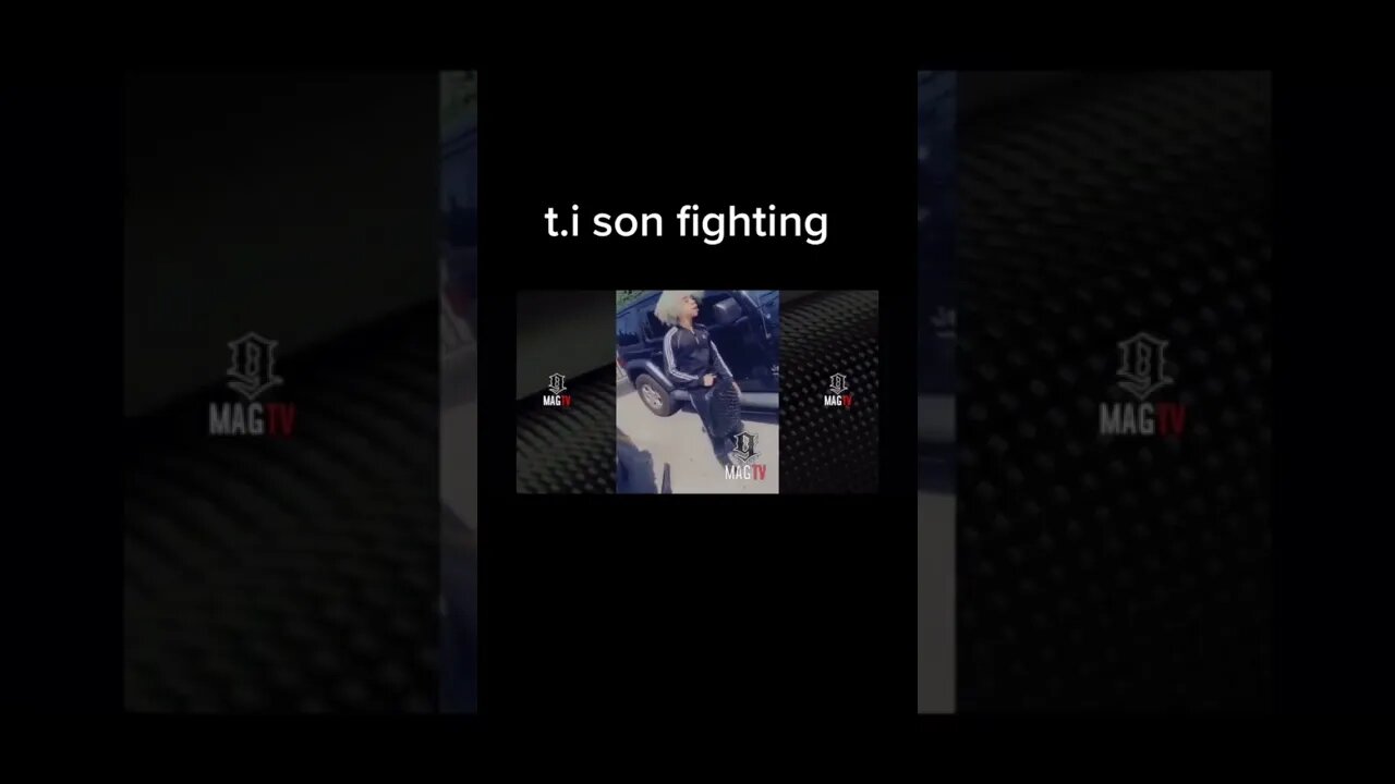 TI Son King Acting Gangsta for a Fight