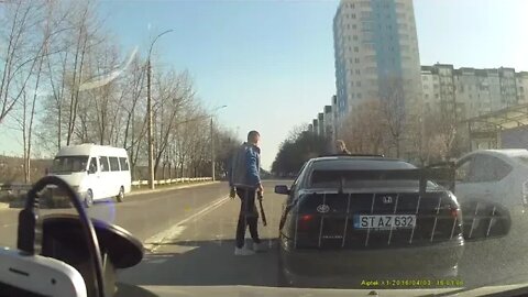 Gets Out Of His Car To Fight #shorts #cars #cartok #cleancar #supercar