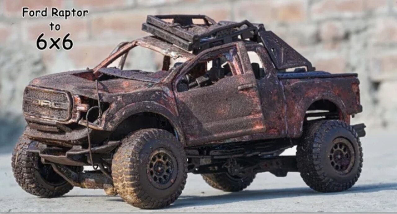 Restoration Abandoned Ford Raptor to 6x6 Truck