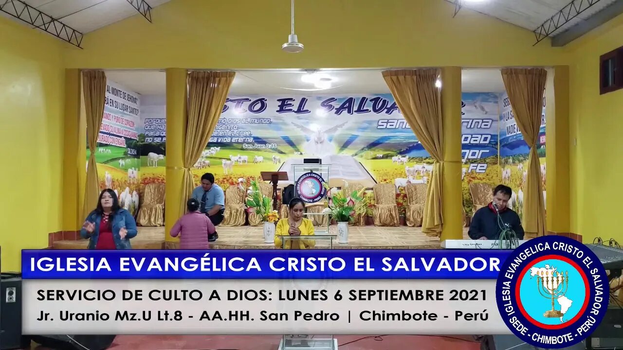 SERVICIO DE CULTO A DIOS: LUNES 6 SEPTIEMBRE 2021