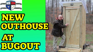 New Outhouse at My Prepper Retreat Bugout Property