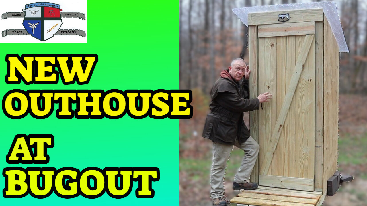 New Outhouse at My Prepper Retreat Bugout Property