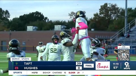 Taft shuts down Hughes, 39-0