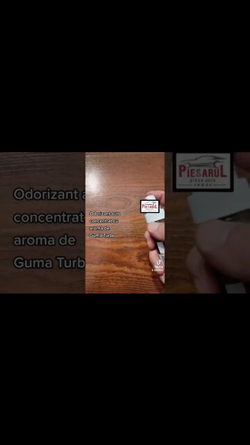 #Odorizant #auto concentrat cu aroma de #Guma #Turbo #piesarul
