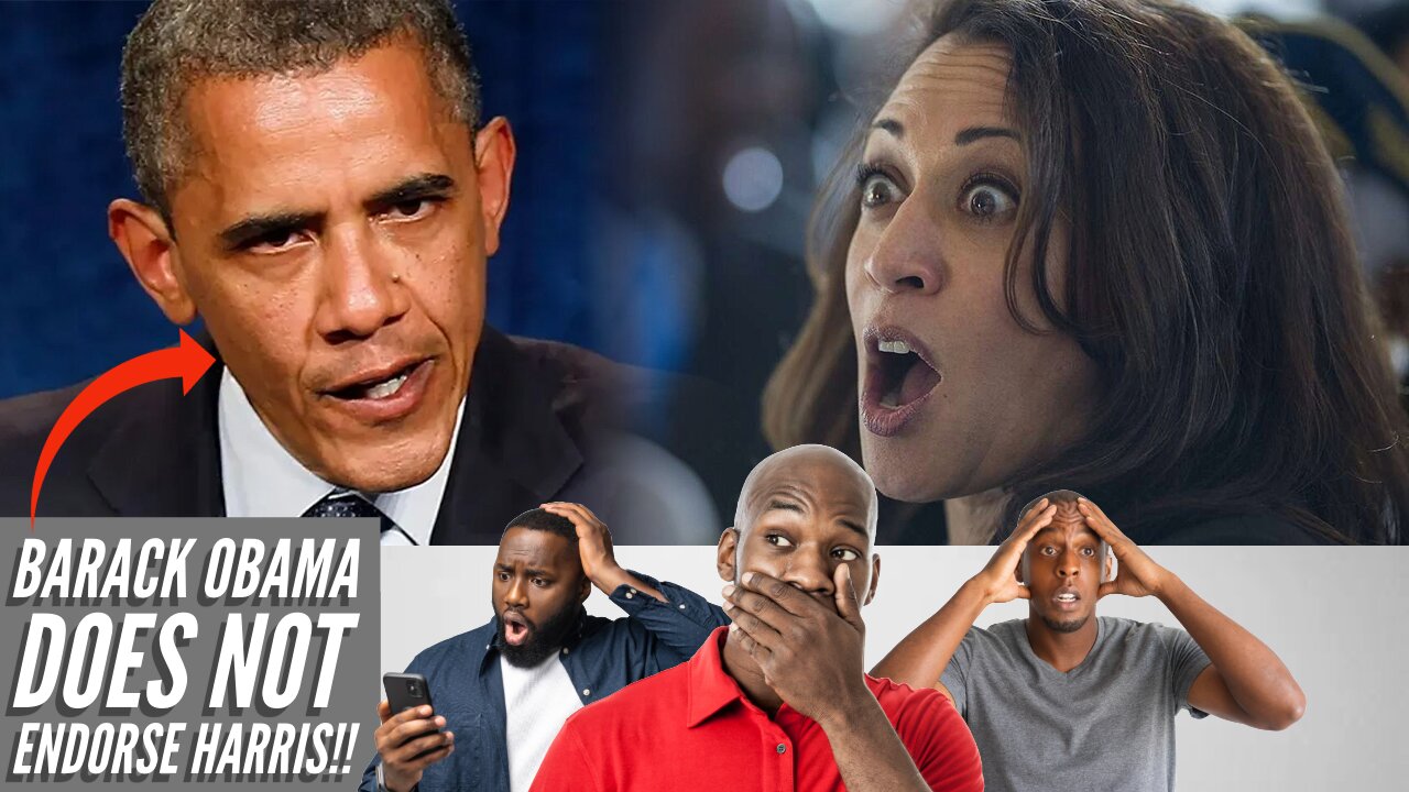 BREAKING! Barack Obama DOES NOT ENDORSE Kamala Harris As Presidential Nominee