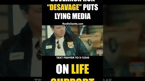 Governor Ron DeSantis "DeSavage" Top Gov Ad Puts Liberal Media on Ice