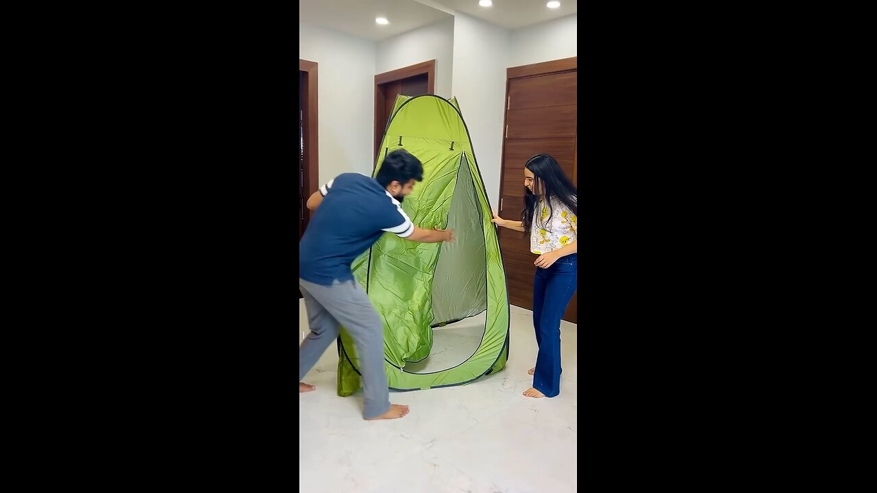 ladka ladki ne kya kiya tent me #viralvideo #short #funny