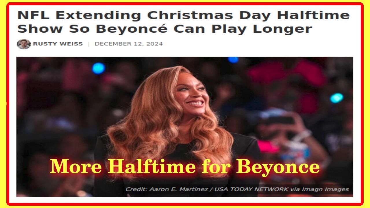 NFL Extends Christmas Half Time Show