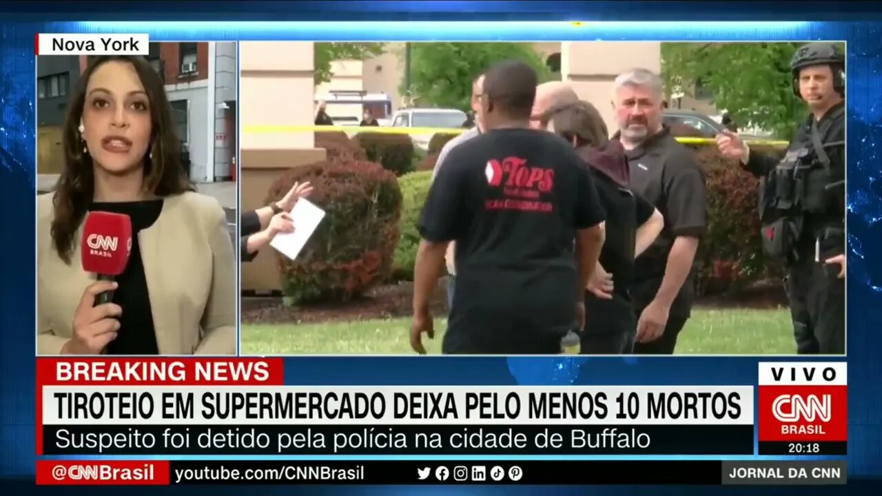 Tiroteio em supermercado nos EUA deixa ao menos 10 mortos, diz polícia | JORNAL DA @SHORTS CNN