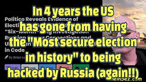 US went from having the "Most secure election in history" to being hacked by Russia-642