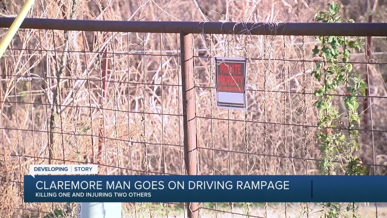 Claremore man goes on driving rampage