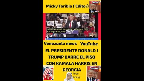 Tump en Georgia derrota a kamala Harris un estado democratas