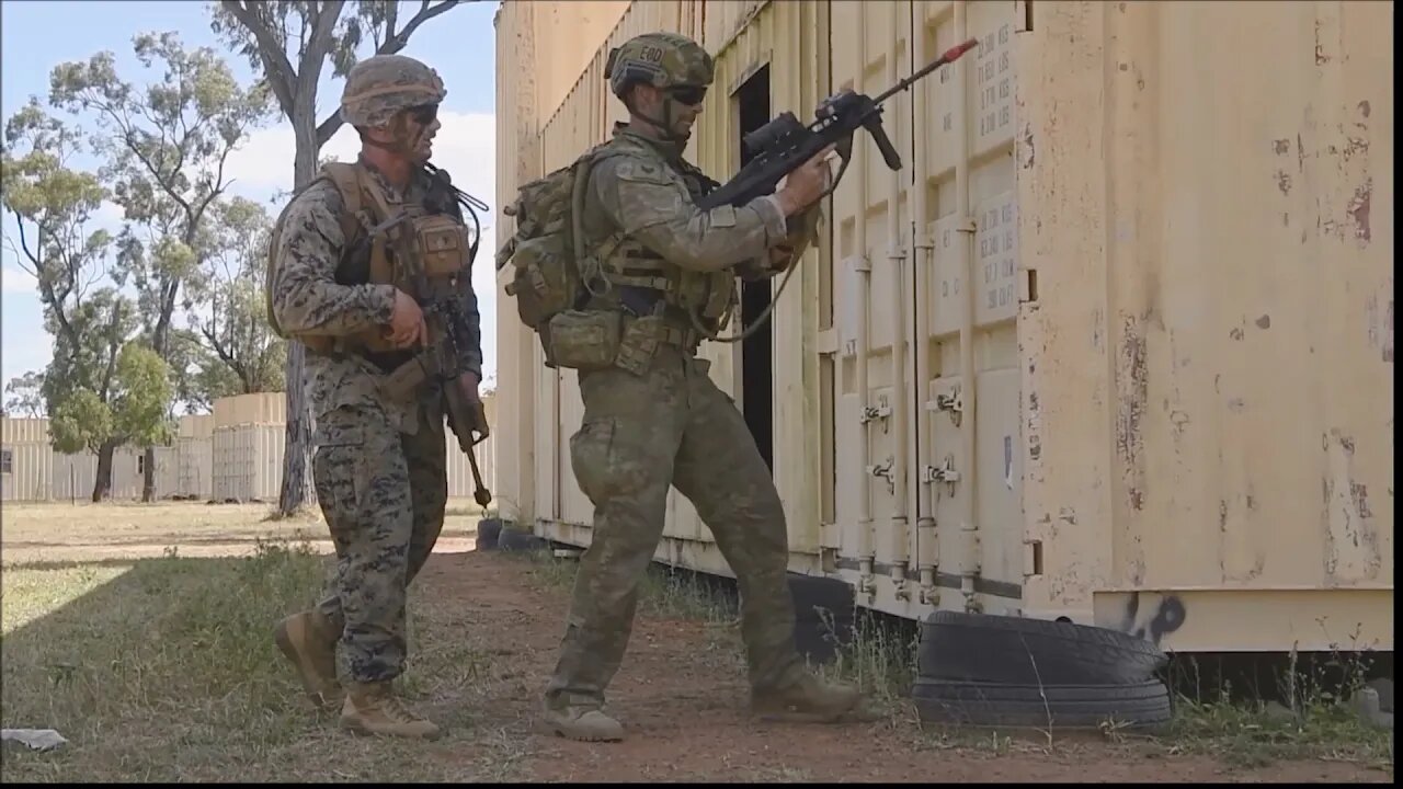 Combined Urban Tactics - ADF and U.S. Marines Integrated Urban Clearance - Talisman Sabre 21