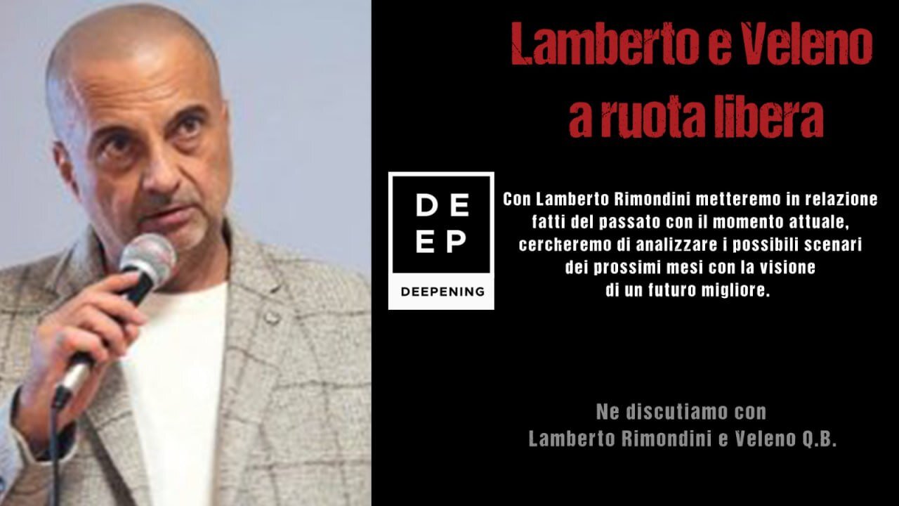 🔥 Lamberto Rimondini & Veleno Q.B.: Rivelazioni Esplosive e Verità Nascoste! 🚨 LIVE Senza Censure!