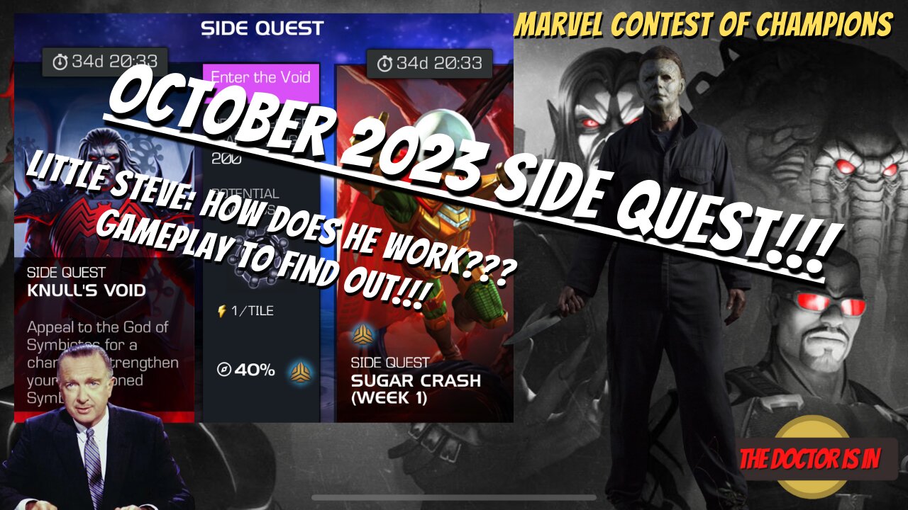 MCOC How To Do The October Events Knull's Void and Sugar Crash