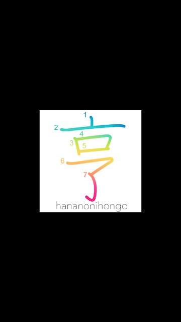 亨 - to pass through/go smoothly - Learn how to write Japanese Kanji 亨 - hananonihongo.com