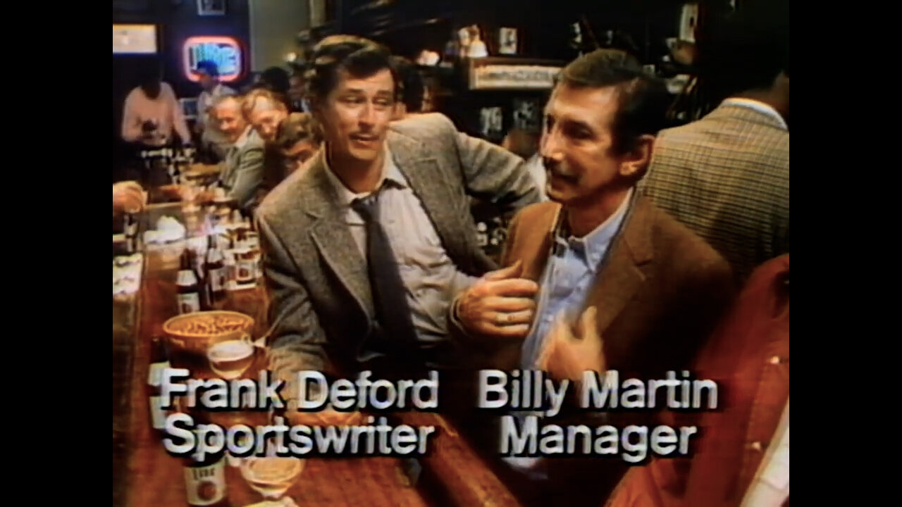 February 14, 1982 - Frank Deford & Billy Martin for Miller Lite