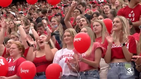 Huskers host first home game in over 21 months