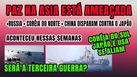 lançamento de 3 mísseis contra o Japão AMEAÇA a paz na Asia, Seul quer atacar a Coréia do Norte veja