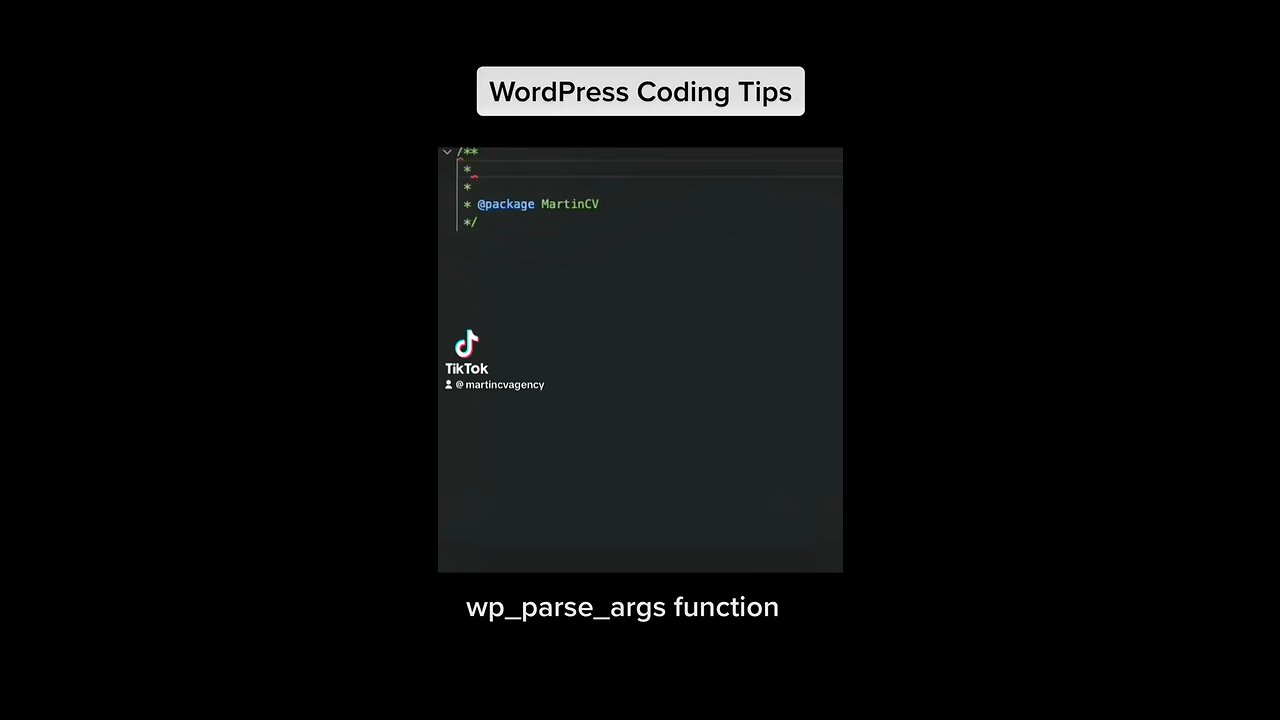 What does wp_parse_args function do in WordPress?