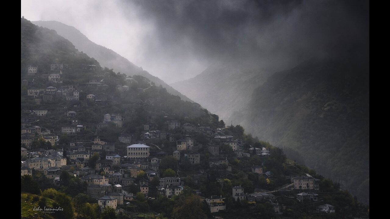 The Best Downpour sound and scene on the profound mountain valley of 2023 -Half Hour