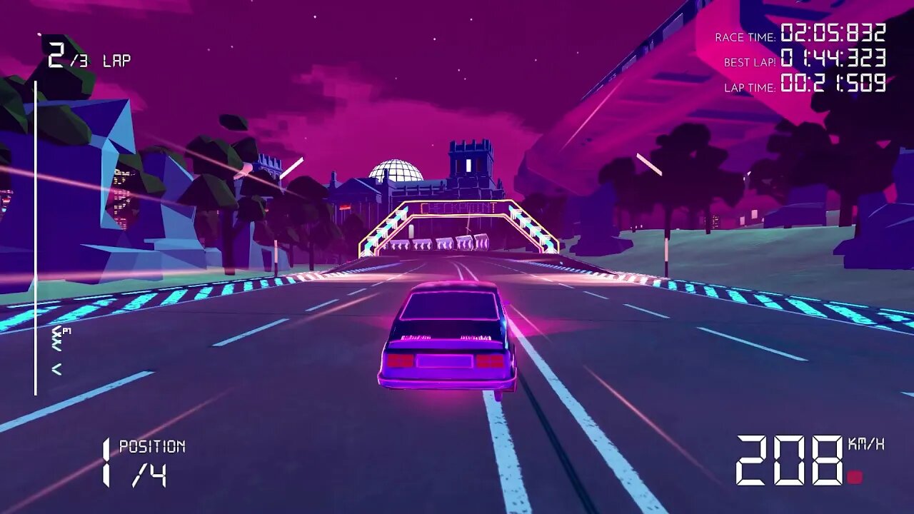 ELECTRO RIDE THE NEON RACING - Rabbit 130 | East Berlin | Gameplay PC [1080p 60fps]