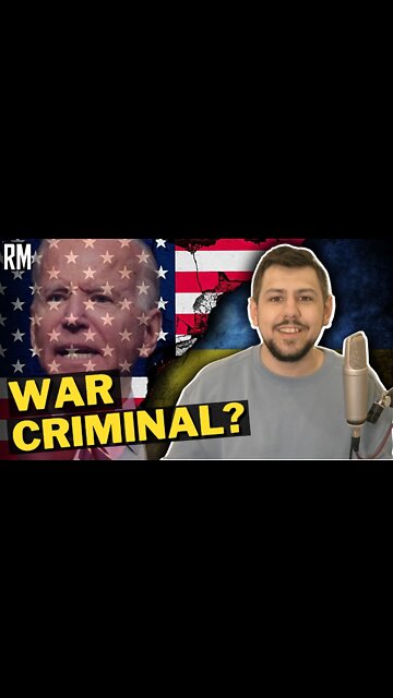 Joe Biden, You Are a War Criminal As Well