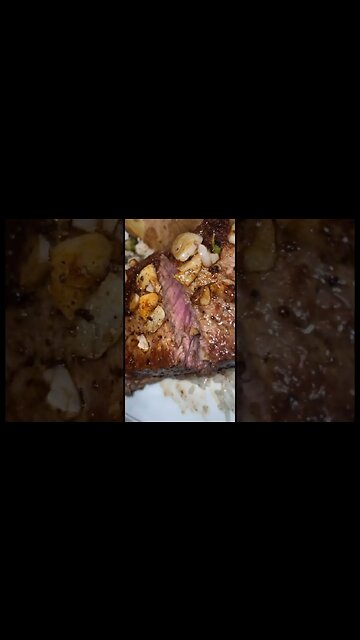 I MADE A STEAK 🤤🥩