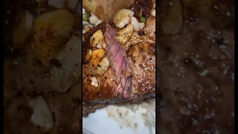 I MADE A STEAK 🤤🥩