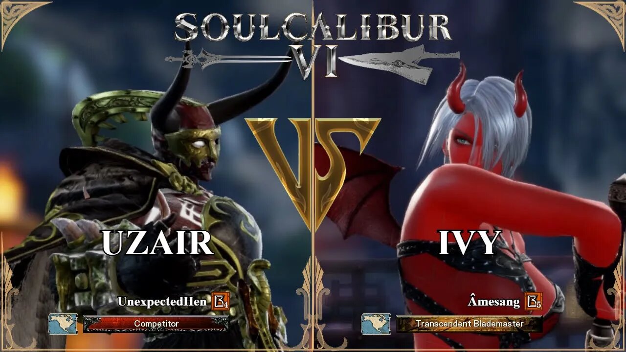 Uzair (UnexpectedHen) VS Ivy (Âmesang) (SoulCalibur VI — Xbox One Ranked)