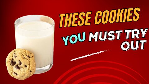 I guarantee you never try these cookies before
