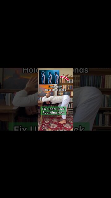 How to fix upper back rounding