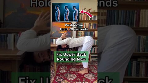 How to fix upper back rounding