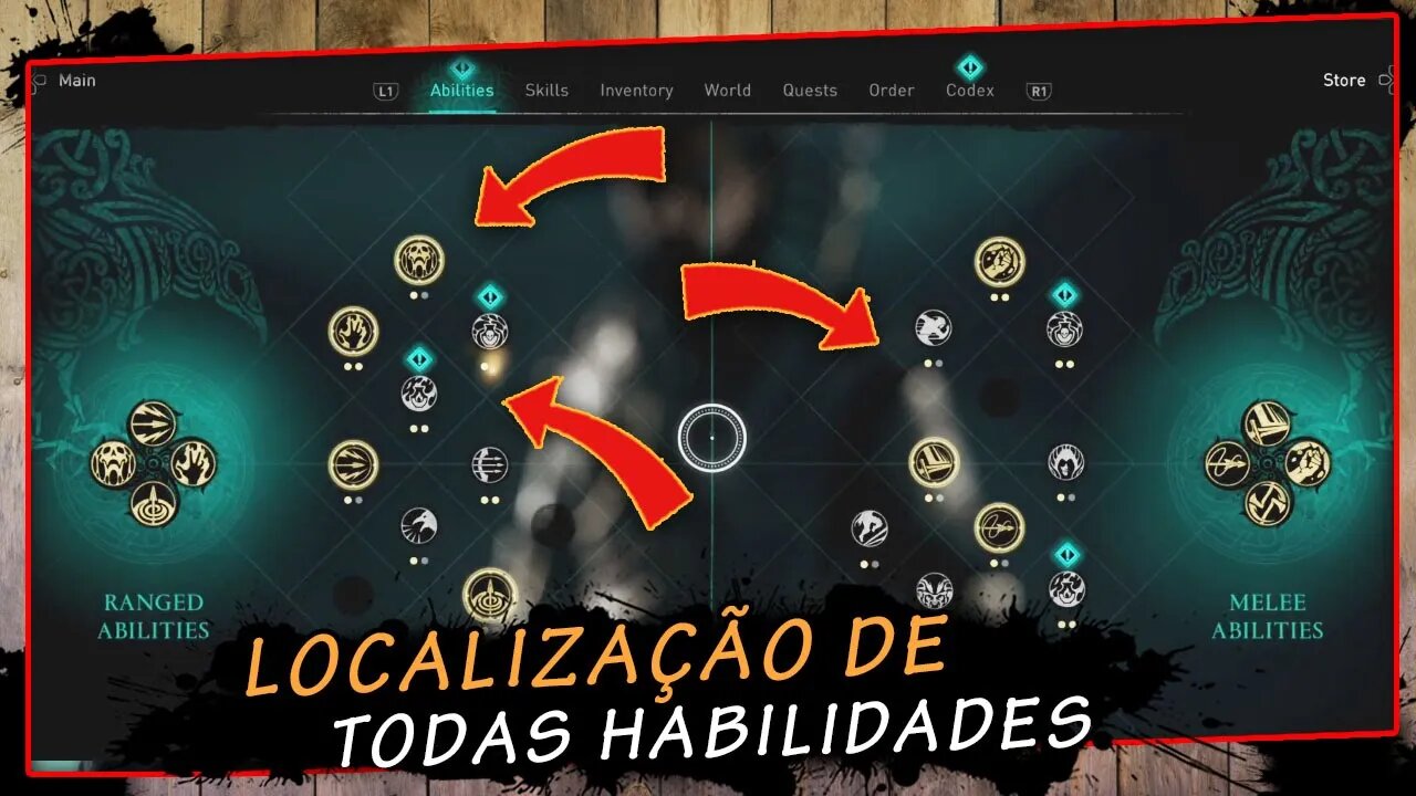 Assassin's creed valhalla, Localização de todas as habilidades | super dica