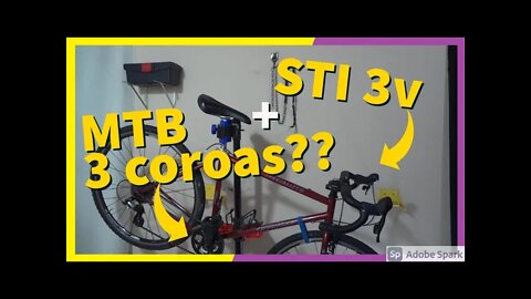 STI 3v funciona com pedivela de MTB? Essa regulagem dá certo?