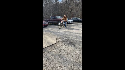 BROKE LEG DOING DIRTBIKE DONUT