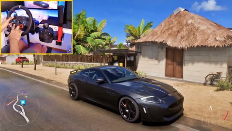 JAGUAR XKR-S - FORZA HORIZON 5 Steering Wheel + Shifter G29