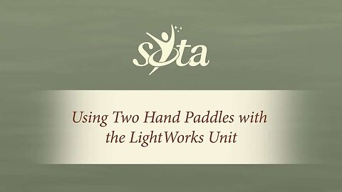 Using 2 Hand Paddles with the SOTA LightWorks - Model LW2