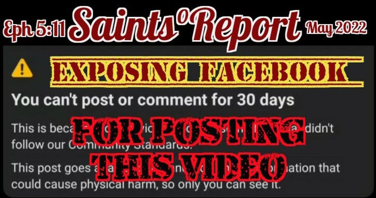 1k38 ⛔FACEBOOK Blocked This Video +30 Day Ban ☠