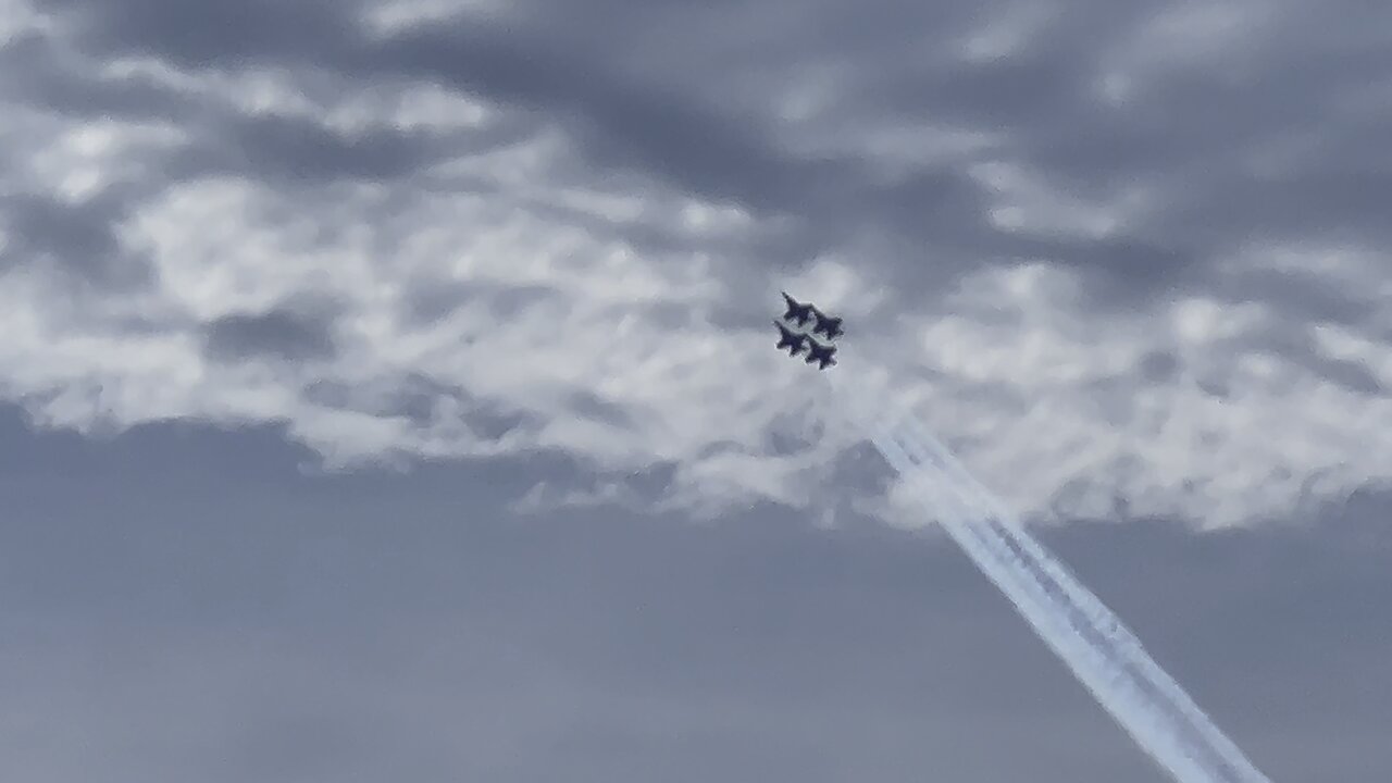 CNE Air Show 2 loud noises alert