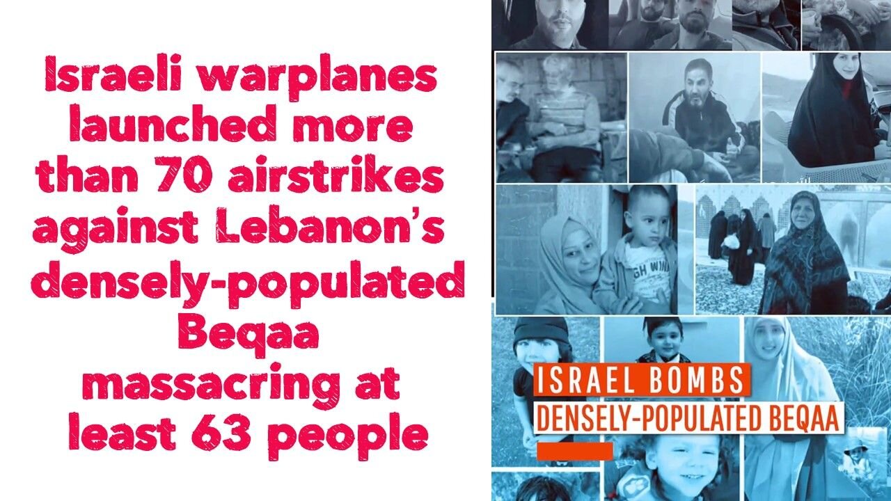 Israeli warplanes launched more than 70 airstrikes against Lebanon’s densely-populated