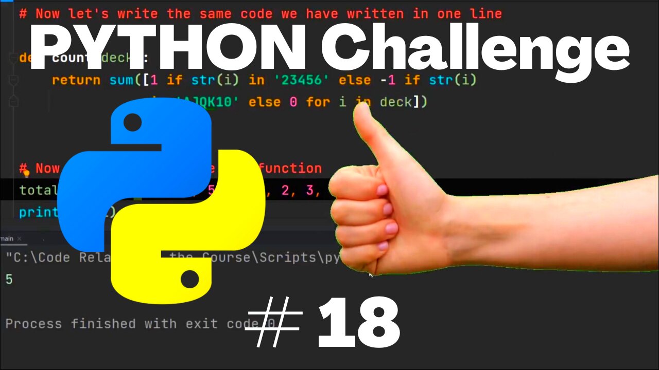 Python Challenge No - 18