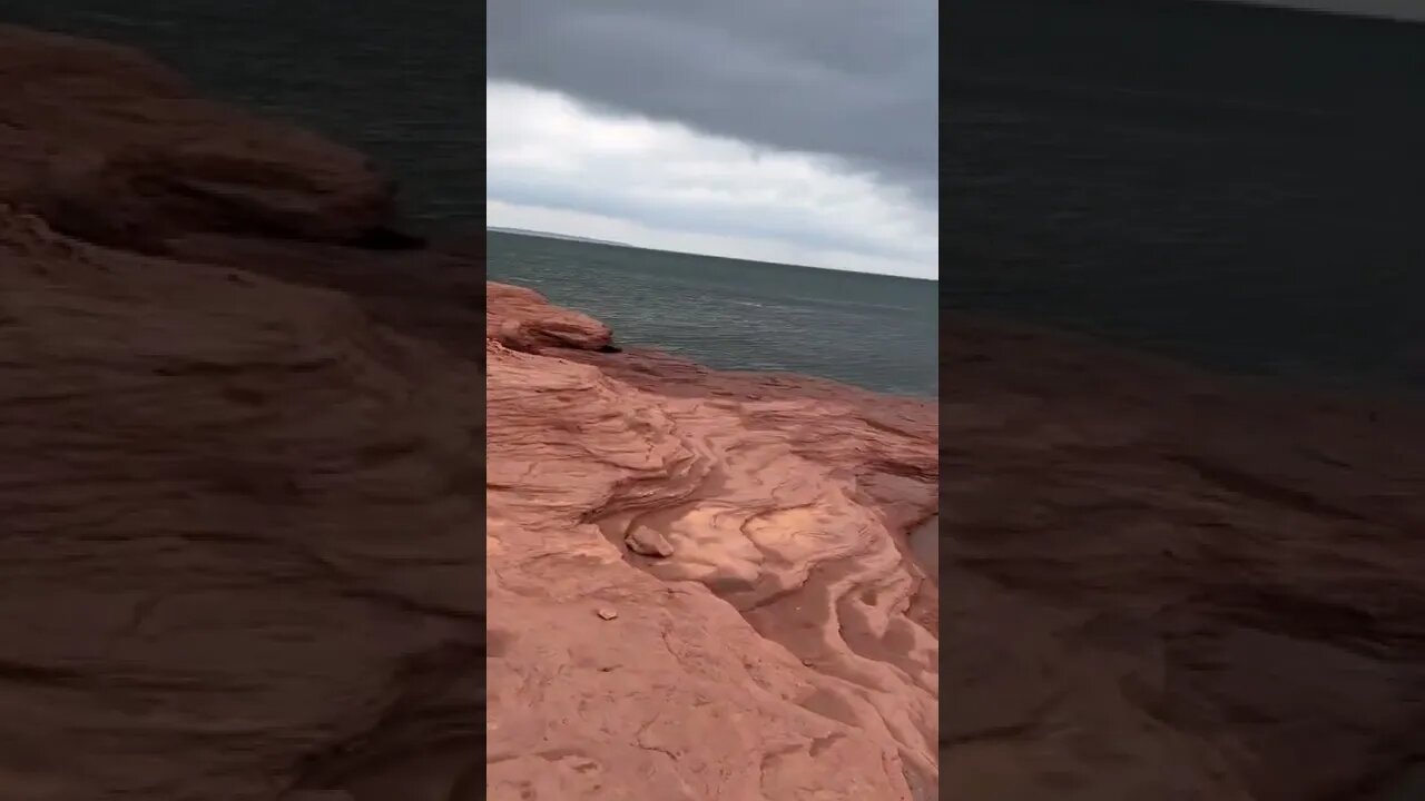 Cavendish beach before a thunderstorm