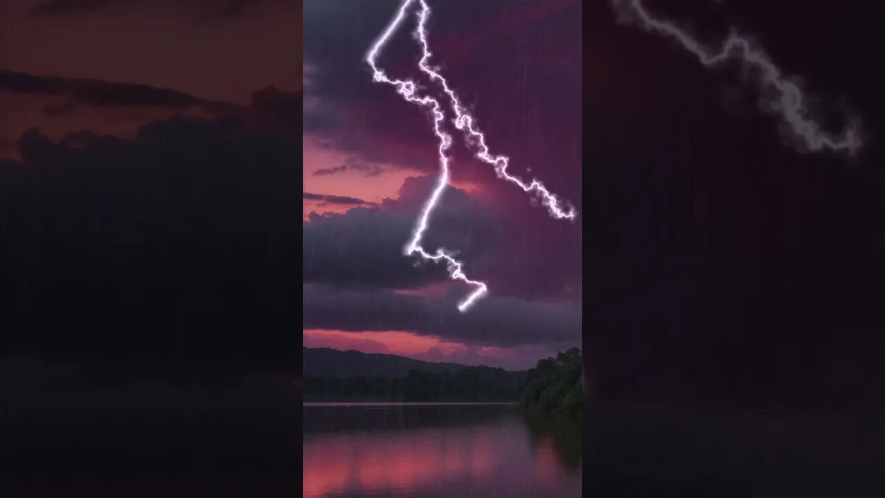 Rain, Thunder & Lightning for Sleeping | White Noise
