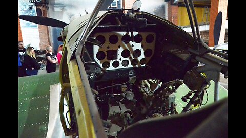 A Soviet MiG-3 fighter during restoration at the workshops of the Z.G. Kolobanov Museum